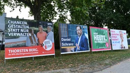 Symbolbild: Wahlplakate zur Kommunalwahlen 2025 NRW