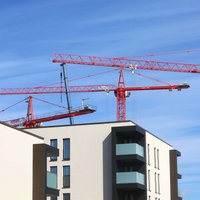 Baustelle Mehrfamilienhäuser (18.04.2024).