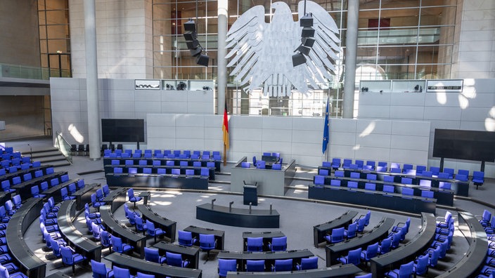 Plenum im Bundestag