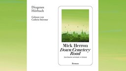 Cover des Hörbuchs "Down Cemetery Road" von Mick Herron. 