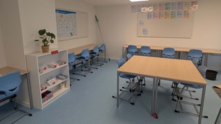 Blick in ein Klassenzimmer der jüdischen Grundschule in Dortmund. 