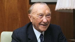 Altbundeskanzler Konrad Adenauer im Jahre 1966.