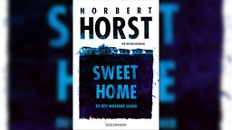 Das Buchvover zu Norbert Horsts Roman "Sweet Home" zeigt neben dem Titel und dem Namen des Autors das Panorama eines Ruhrgebiet-Vororts, das langsam in eine schwarze Fläche übergeht.