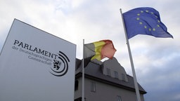 Außenansicht von dem Parlament der deutschsprachigen Gemeinschaft Ostbelgien