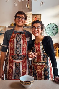 Satenig Kouyoumdjian (23) und Tigran Wirth 