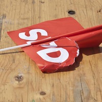 Beschädigtes SPD-Fähnchen