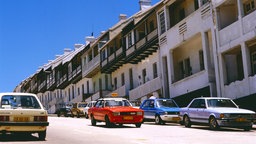 Donkin Street in Gqeberha (bis 2021 Port Elizabeth), Südafrika um 1984.