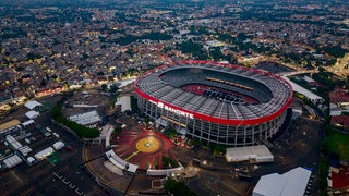 Das Aztekenstadion, Austragungsort des Eröffnungsspiels der FIFA Fussball-Weltmeisterschaft 2026