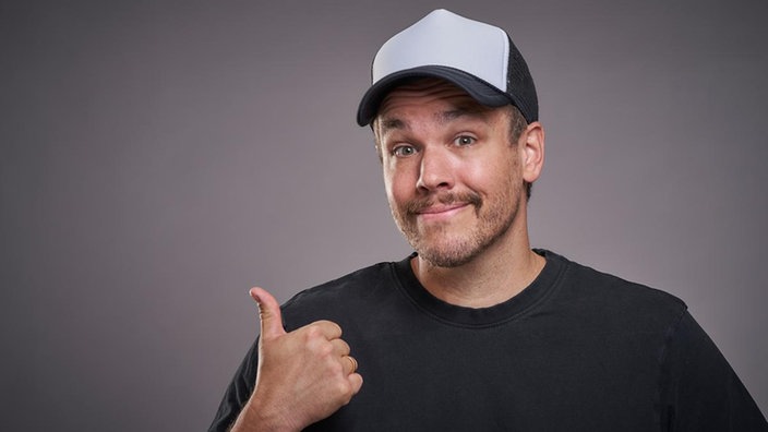 Pressefoto des Comedians und Schauspielers Jan van Weyde