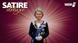 Satirische Montage von Ursula von der Leyen als Königin Europas