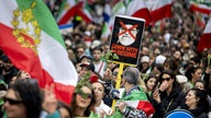 Demonstration in Amsterdam gegen das iranische Regime. 