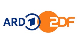 Logo von ARD und ZDF liegen nebeneinander.
