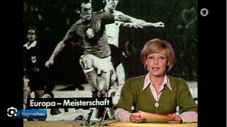 Dagmar Berghoff, erste Tagesschau-Sprecherin, 16.07.1976.