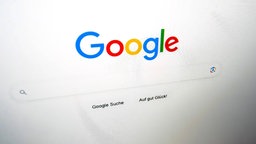 Blick auf die die Google Internet-Suchmaschine, 19.02.2023.