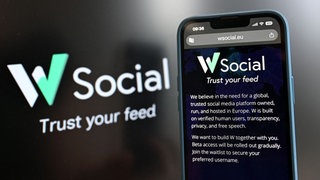Startseite von W Social, neue europäischen Social-Media-Plattform, 15. Juni 2026.