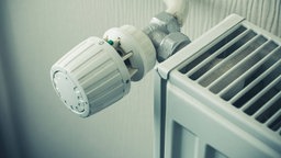 Das Thermostat einer Heizung
