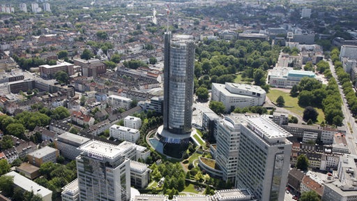 Vogelperspektive von Essen