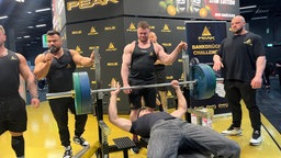 Bodybuilder bei der Fibo 2026