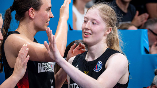 Die deutsche Basketballerin Eichmeyer