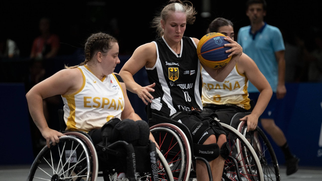 Lisa Bergenthal bei den World University Games in Aktion