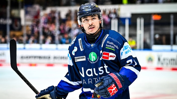 Daniel Fischbuch im Trikot der Iserlohn Roosters