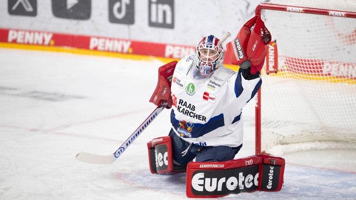 Andreas Jenike, Torhüter der Iserlohn Roosters in der Deutschen Eishockey Liga (DEL).