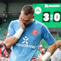 Florian Kastenmeier nach dem Abstieg in Fürth