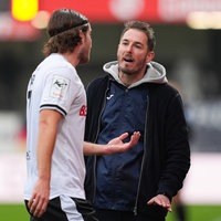 Cheftrainer Tobias Strobl im Dialog mit Julian Stark