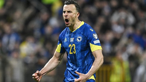 Hat Bosnien-Herzegowina gegen Italien zur WM geschossen: Haris Tabakovic
