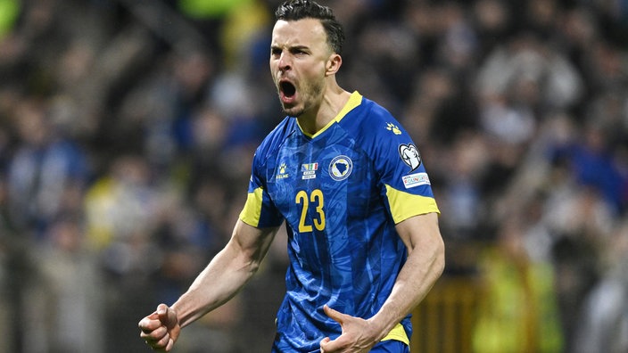Hat Bosnien-Herzegowina gegen Italien zur WM geschossen: Haris Tabakovic