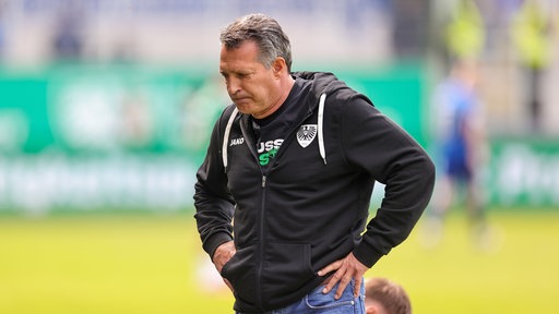 Trainer Alois Schwartz verlässt Preußen Münster nach Saisonende.