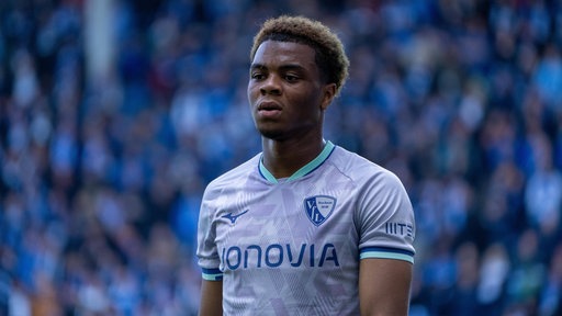 Enttäuscht: Farid Alfa-Ruprecht vom VfL Bochum im Spiel beim 1. FC Magdeburg.