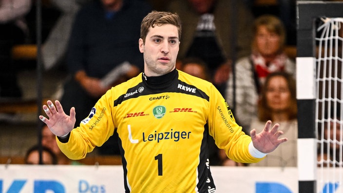 Leipzigs Torhüter Domenico Ebner wechselt zur TBV Lemgo Lippe