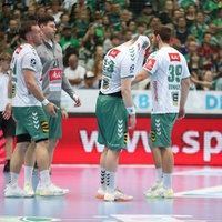 Hängende Köpfe bei den Spielern der GWD Minden
