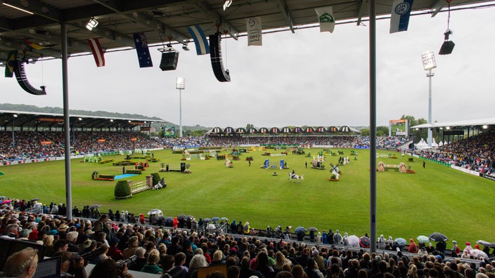 Der Parcours beim CHIO in Aachen