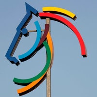 Das Logo des CHIO in Aachen.
