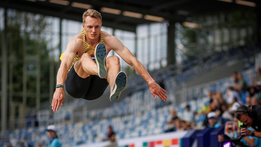 Weitspringer Luka Herden bei den World University Games 
