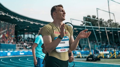 Weitspringer Luka Herden bei den World University Games 