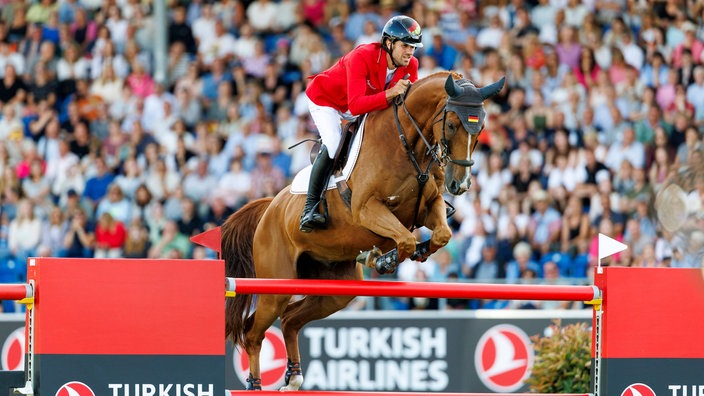 Springreiter Christian Kukuk beim CHIO.