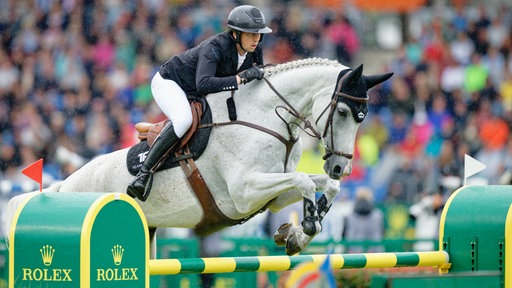Martin Fuchs aus der Schweiz auf dem Pferd Leone beim CHIO in Aachen