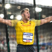 Gewinnt Gold im Diskuswurf - Mika Sosna