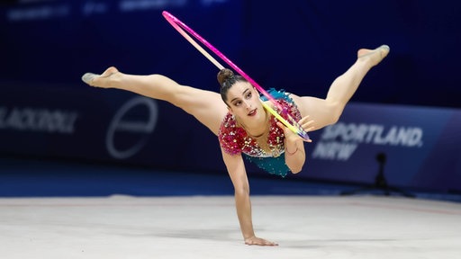 Rhythmische Sportgymnastik am ersten Wettkampftag der World University Games 