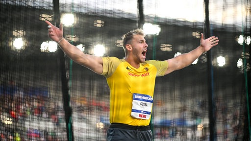 MDiskuswerfer Mika Sosna bei den World University Games 