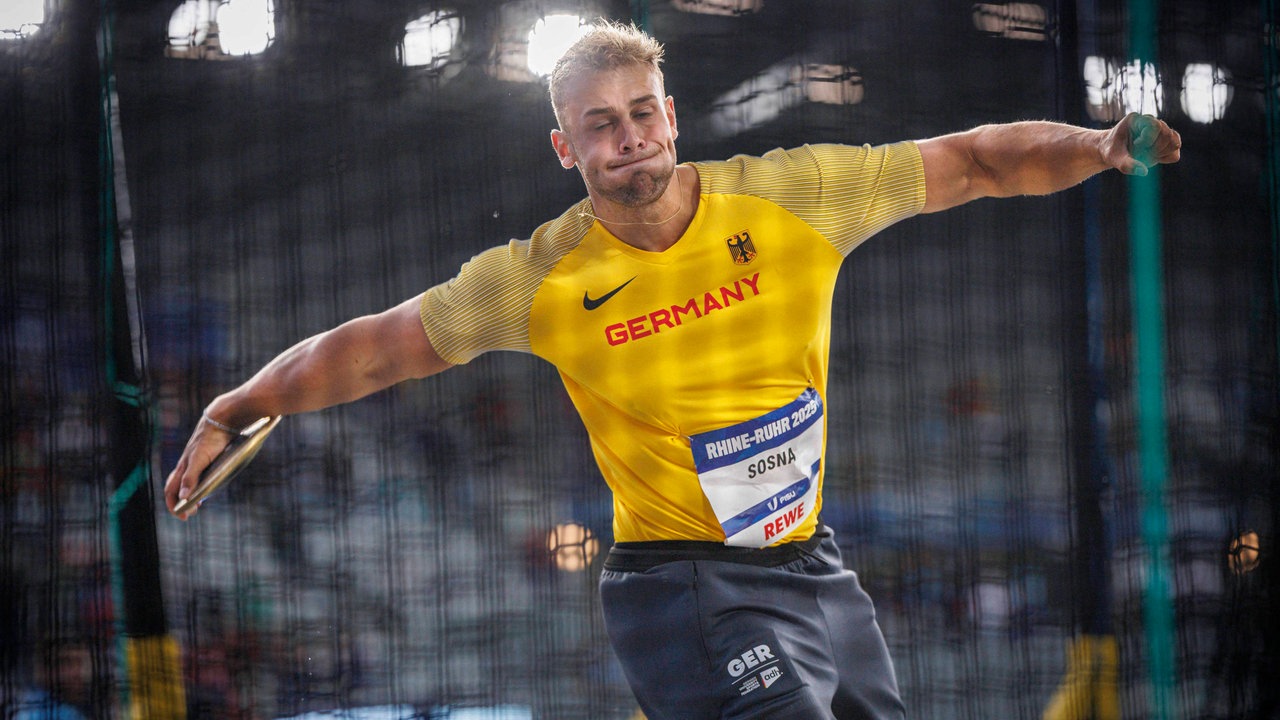 MDiskuswerfer Mika Sosna bei den World University Games 