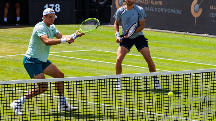 Yannik Hanfmann und Jan-Lennard Struff
