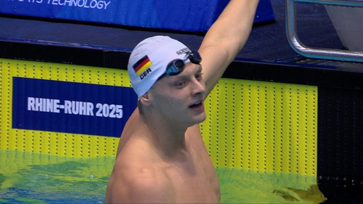 Björn Kammann holt Silber im 100m-Schmetterling-Finale