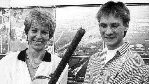 Fackellauf der Universiade 1989