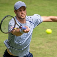 Tennisprofi Yannick Hanfmann beim ATP-Turnier in Halle/Westfalen