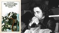 Montage aus Buchtitel und foto von Plenzdorf