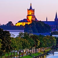 Ausblick auf die Schwanenburg in Kleve